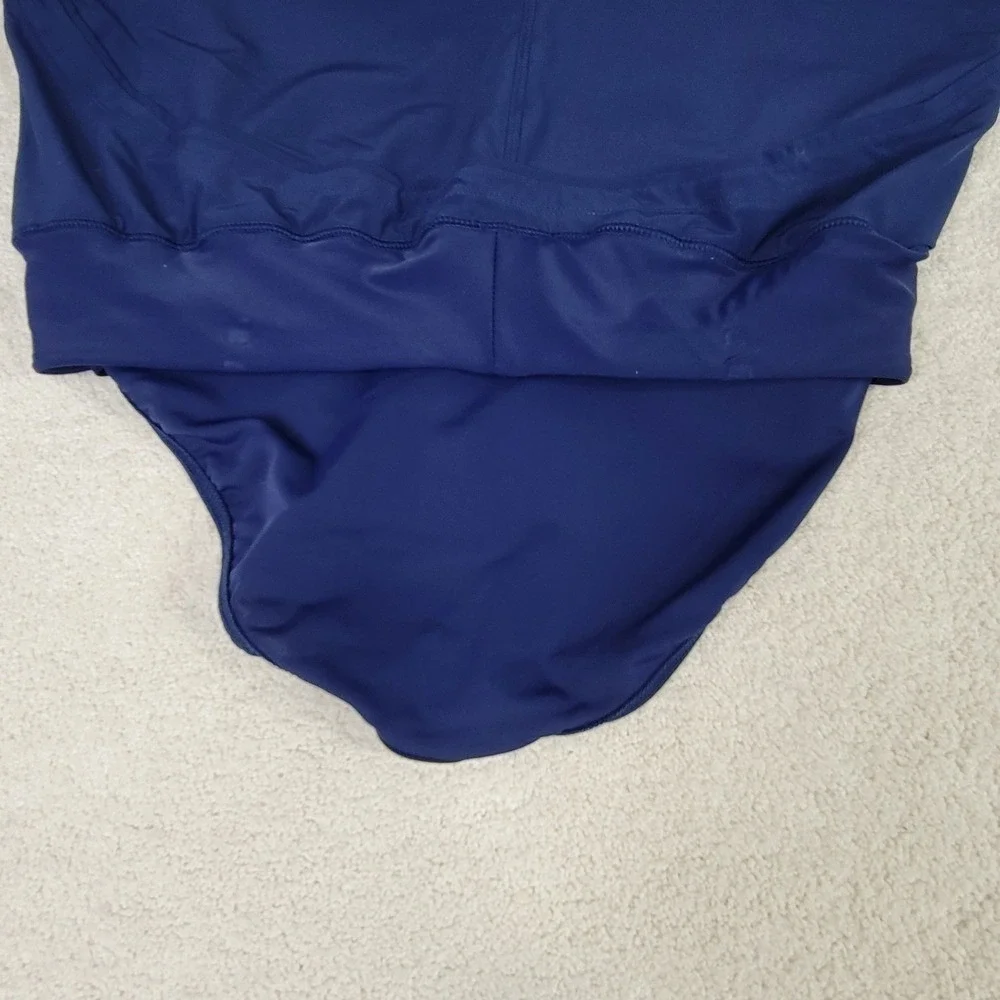 Lands' End NEW Womens 10 Deep Sea Navy Quick Dry Modest Board Swim Shorts